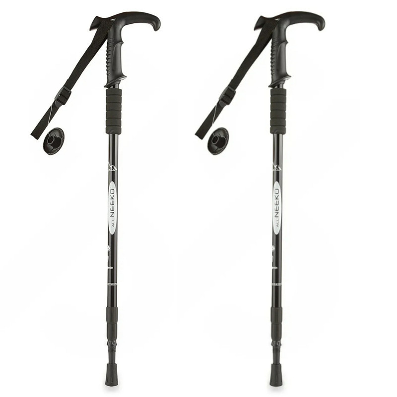 عصای کوهنوردی آل نیکو مدل Trekking 666Aبسته دو عددی
