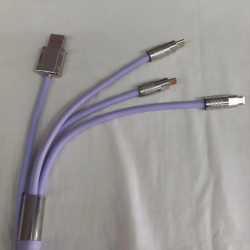 کابل تبدیل USB به micro USBلایتنینگUSB-C مدل A012025 طول 1.2 متر