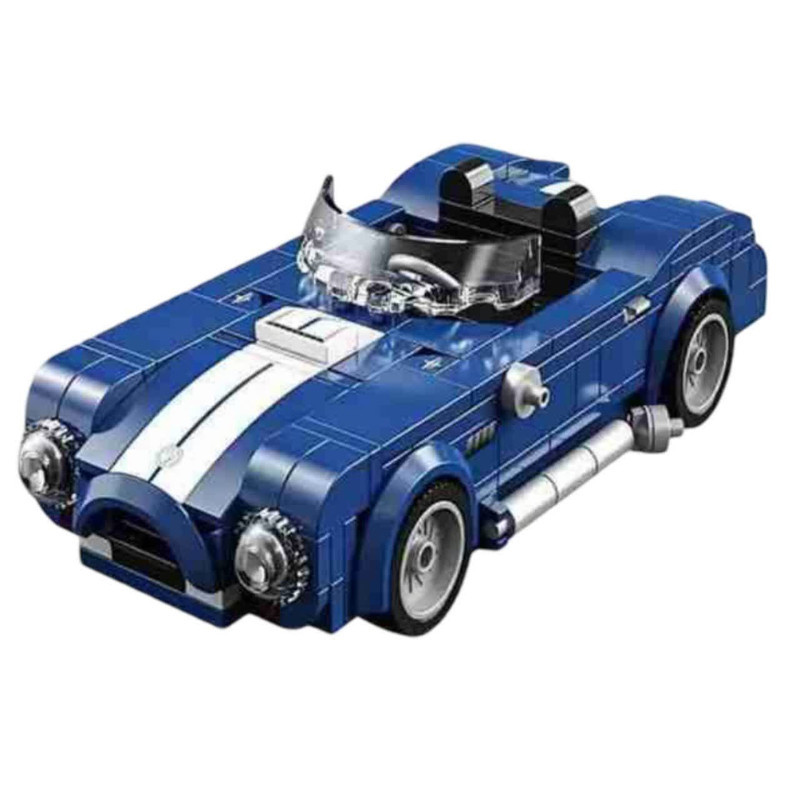 ساختنی 339 تکه ناب سل مدل SHELBY COBRA S BUILDING BLOCKS SPORT CAR BLU 339 PCS T1100