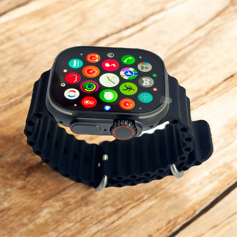 ساعت هوشمند 49 میلی متری میکروویر مدل W69-Watch Ultra بند سیلیکونی
