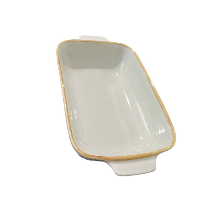 ظرف سرو دنی هوم مدل سرامیکی مستطیلی 23×14×5 سانتی‌متر، مناسب دیس و سرو غذا