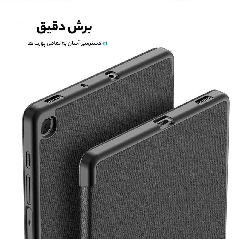 کیف کلاسوری دوکس دوکیس مدل Tri-Fold مناسب برای تبلت سامسونگ Galaxy Tab S6 Lite