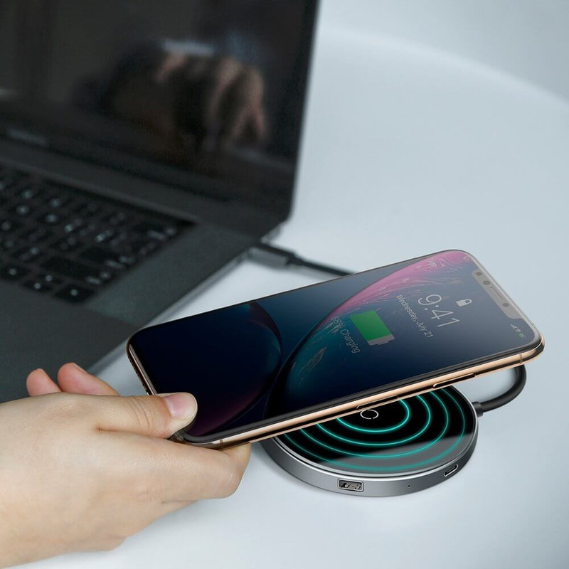 شارژر بی سیم باسئوس مدل WXJMY-0G