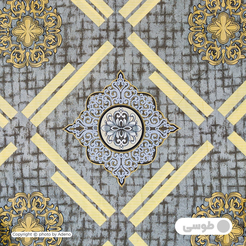روکش لحاف مایکروفایبر آدنو مدل فرزین کد CH160 یک نفره سایز 220x160 سانتی‌متر