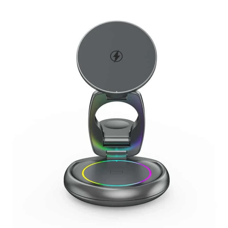 شارژر رومیزی 15وات مدل   LFX-208 3in1 Wireless charger