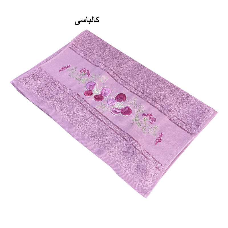 حوله دستی ماندگار مدل GOL119 سایز 40x75 سانتی متر