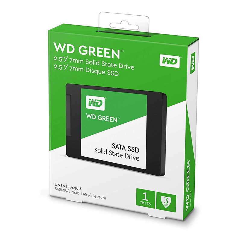 اس اس دی اینترنال SATA III وسترن دیجیتال مدل GREEN WDS1TB2G0A ظرفیت 1 ترابایت