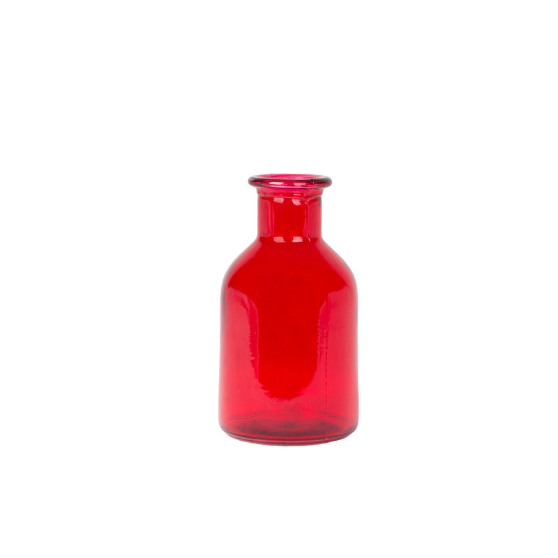 گلدان شیشه‌ای مدل نسیم کد 02 مناسب دکوراسیون منزل و نگهداری گیاهان، ابعاد 7×7×13 سانتی‌متر، وزن 220 گرم، جنس شیشه، قطر داخلی گلوگاه 2.5 سانتی‌متر و قطر بیرونی 4 سانتی‌متر