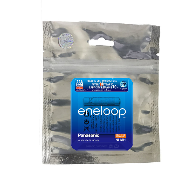 باتری نیم قلمی قابل شارژ تلفن بی سیم پاناسونیک مدل eneloopBK-4MCCE(HR03) بسته 2 عددی