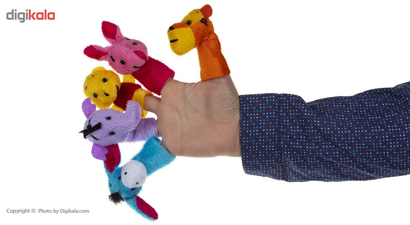 عروسک انگشتی پرشین صبا مدل Winnie The Pooh And Friends بسته 5 عددی