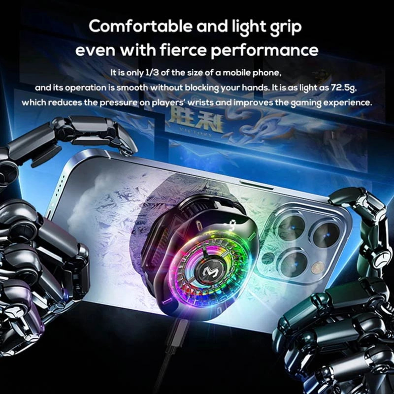 خنک کننده گوشی موبایل ممو مدل CX10 RGB PRO