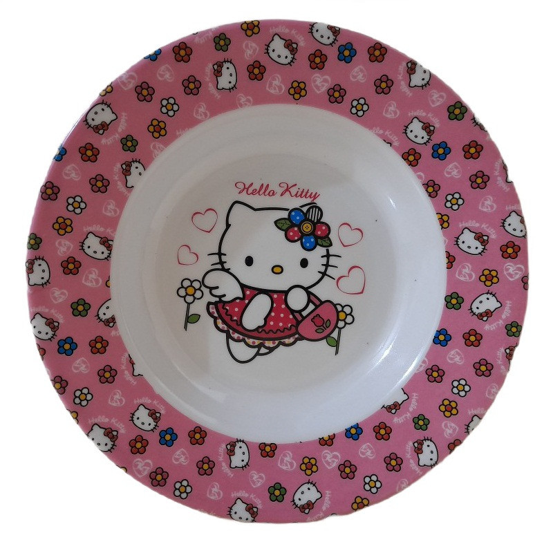ظرف غذا کودک مدل hello kitty بسته 2 عددی