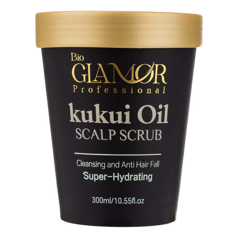 اسکراب پوست سر گلامور مدل kukui oil حجم 300 میلی لیتر