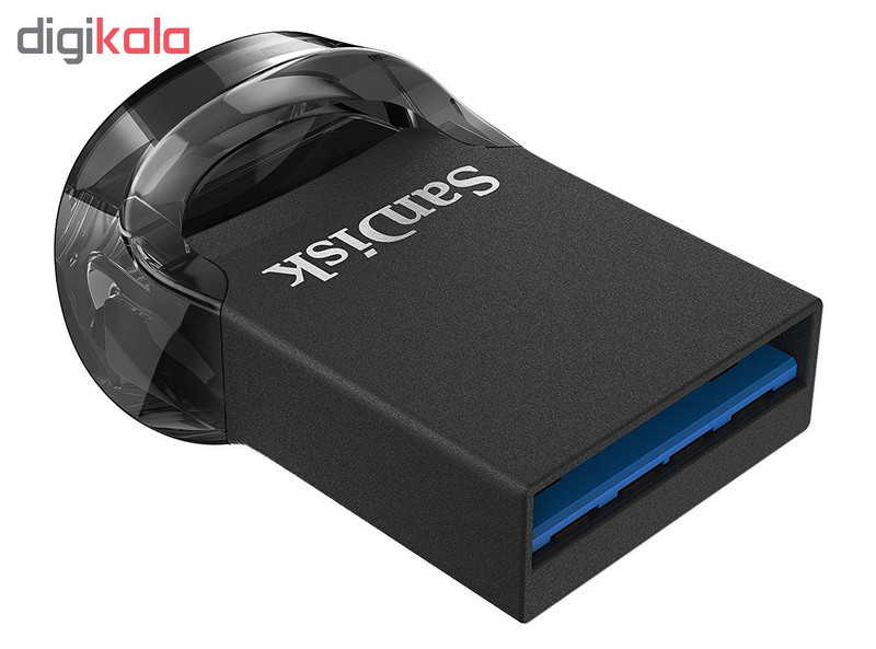 فلش مموری سن دیسک Ultra Fit CZ430 ظرفیت 256 گیگابایت، رابط USB 3.1 با سرعت خواندن 130 مگابایت بر ثانیه، طراحی فوق کوچک، نرم‌افزار امنیتی SanDisk SecureAccess و بازیابی فایل RESCUEPRO Deluxe، مناسب ضبط خودرو و تلویزیون