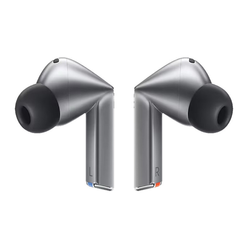 هدفون بلوتوثی سامسونگ مدل Galaxy Buds3 Pro دارای نویز کنسلینگ فعال (ANC)، درگاه شارژ USB Type-C، شارژ بی سیم، با قابلیت اتصال به چند دستگاه، پشتیبانی از فرمان لمسی، پشتیبانی از دستیار صوتی، مقاوم در برابر آب