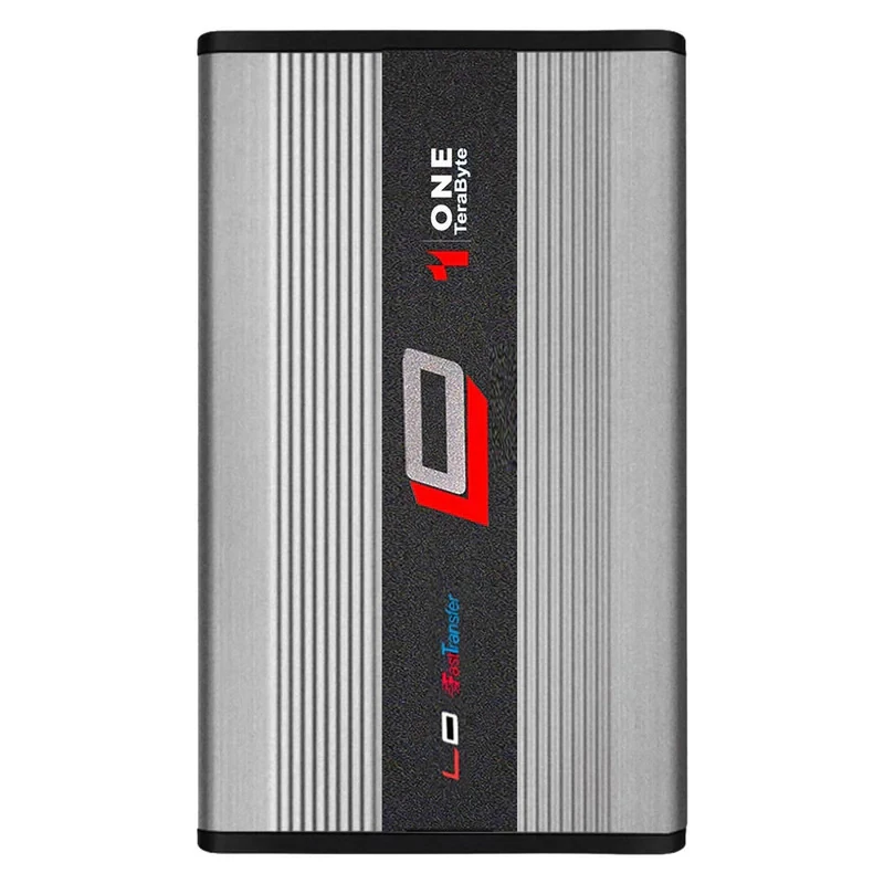 هارد دیسک اکسترنال اِل‌اُ مدل fast silver ظرفیت یک ترابایت