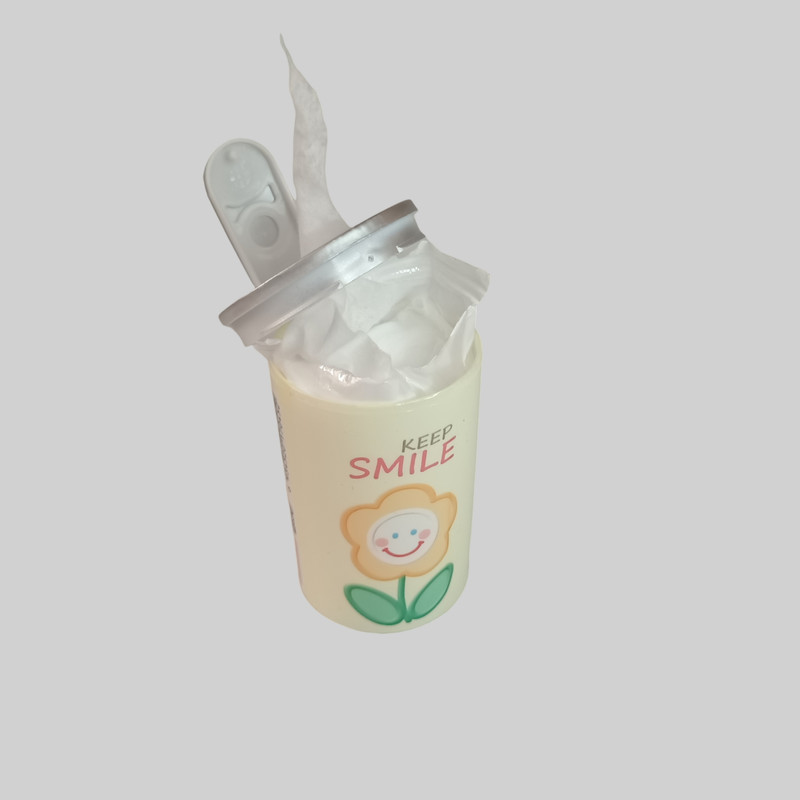 دستمال مرطوب مدل قوطی نوشابه طرح گل کد JB30016-Y بسته 30 عددی