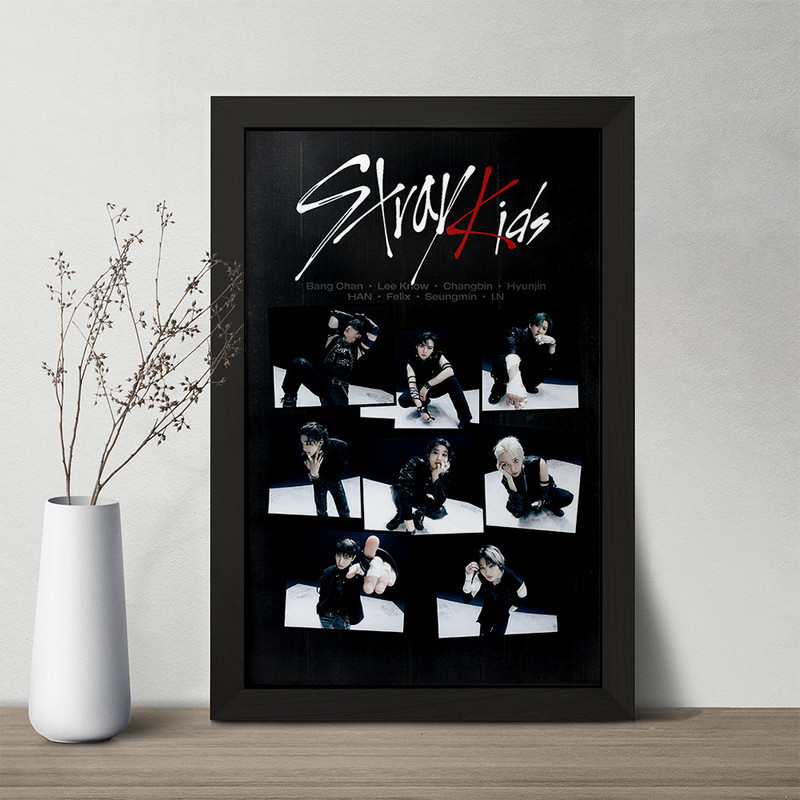 تابلو خندالو مدل استری کیدز (Stray Kids) کد F5565