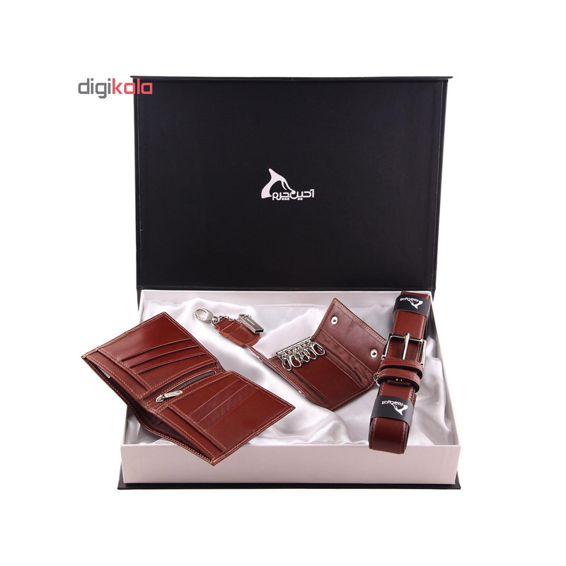 ست هدیه مردانه چرم بارز کد DS54