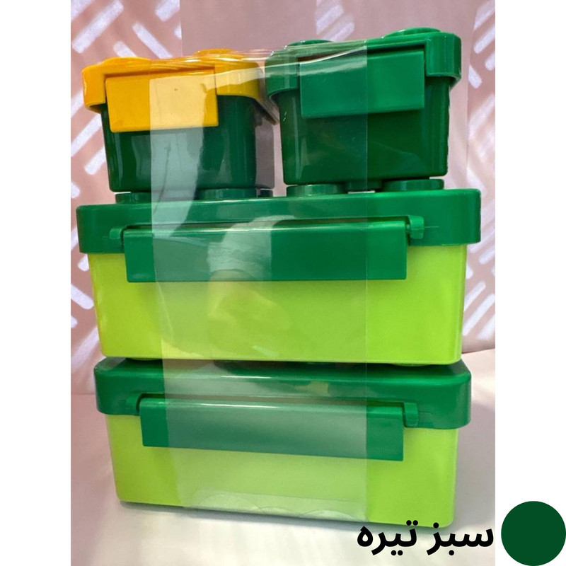 ظرف غذای کودک مدل ۴ تکه پازل