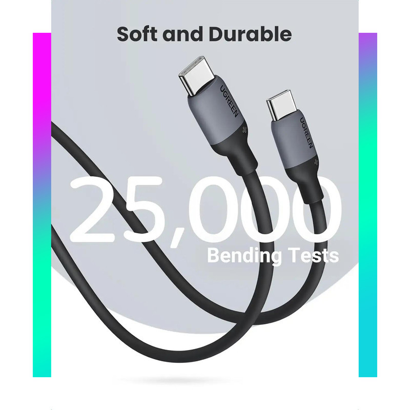شارژر دیواری 30 وات یوگرین مدل Robot Nexode RG PD GaN Fast Charger به همراه کابل USB-C