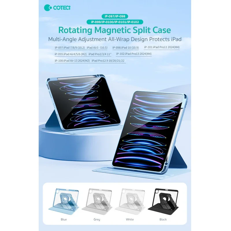 کیف کلاسوری کوتتسی مدل IP-101 مناسب برای تبلت اپل 11 اینچ Ipad Pro  11 2024