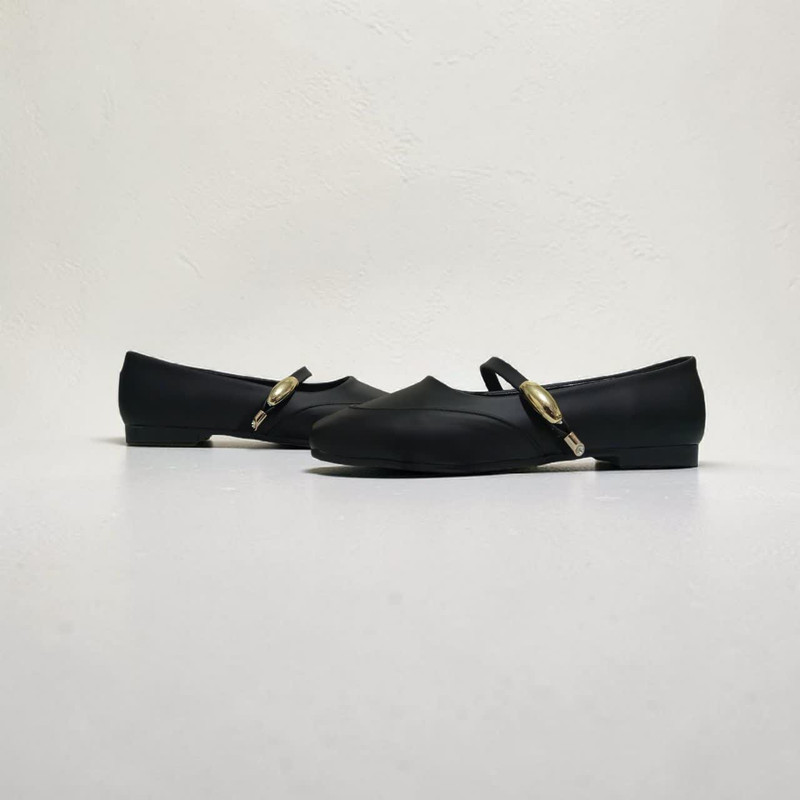 کفش تخت زنانه عروسکی  با کش مدل 1094