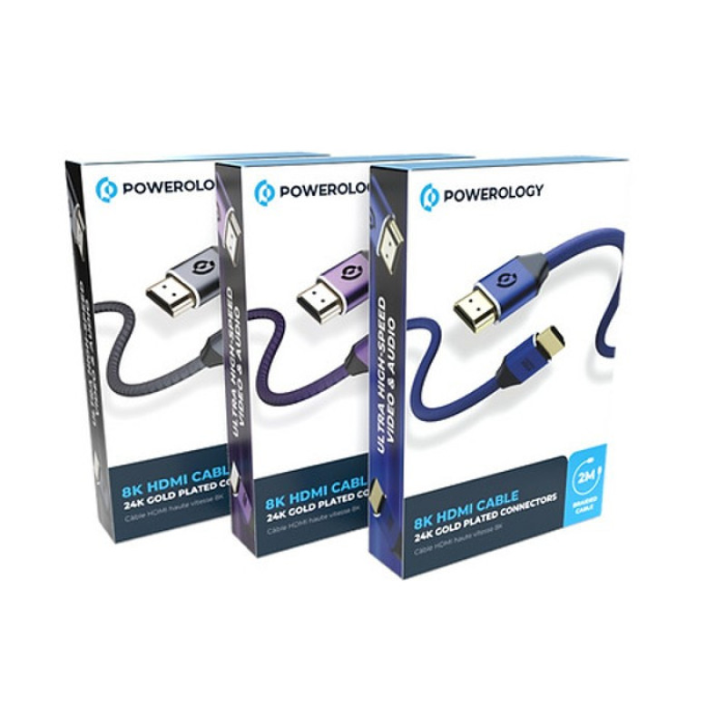 کابل HDMI پاورلوژی مدل PWHDC2M به طول 2 متر