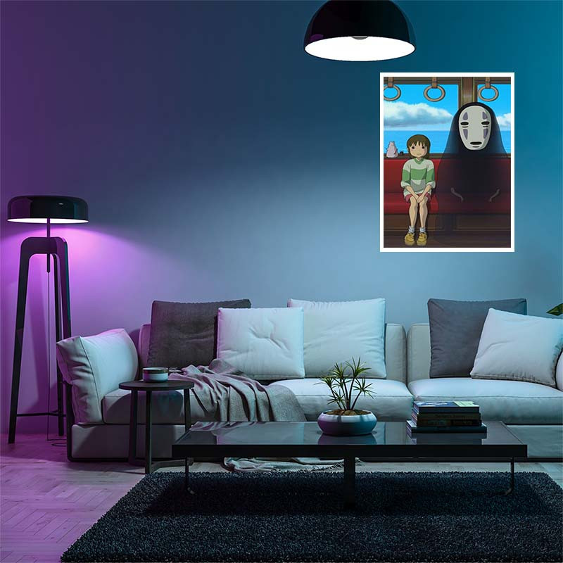 پوستر کارنيکا طرح شهر ارواح Spirited Away کد 18413 مجموعه 8 عددی