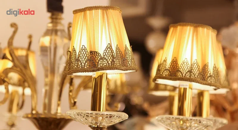 لوستر مجلل10 شعله کد10 73625
