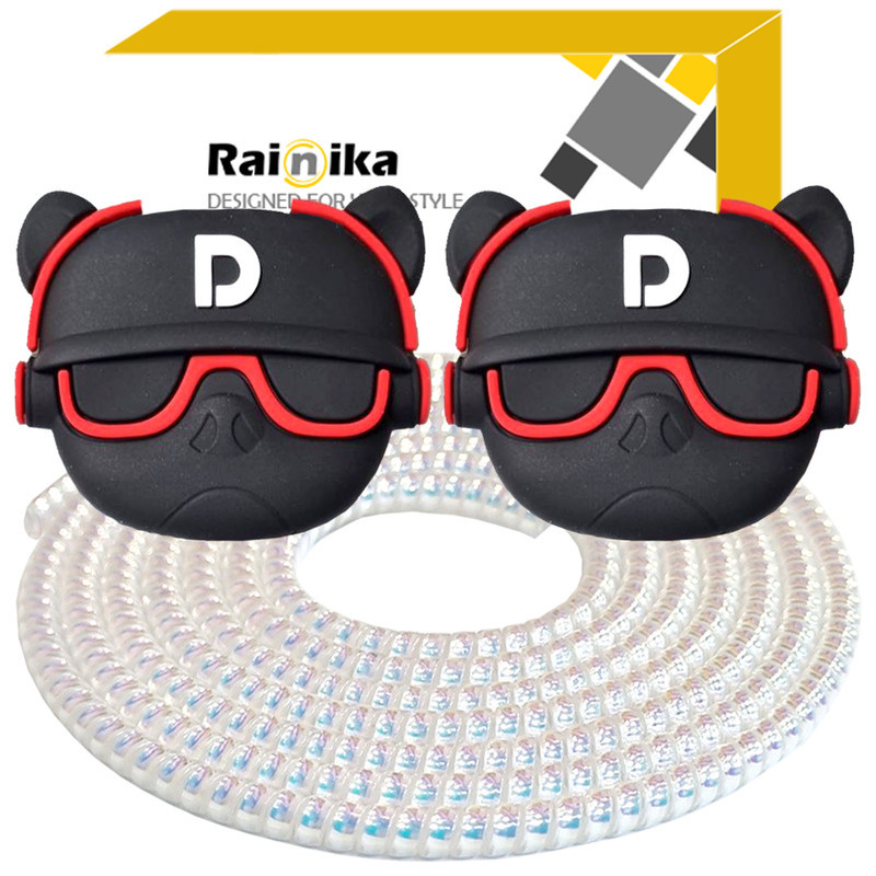 محافظ کابل شارژر و هندزفری رینیکا مدل Dog AAA 03 مجموعه 3 عددی