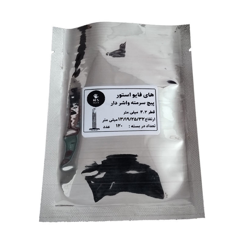 پیچ سرمته واشر دار های فایو استور مدل HI5 M4.2-13192532MM بسته 120 عددی