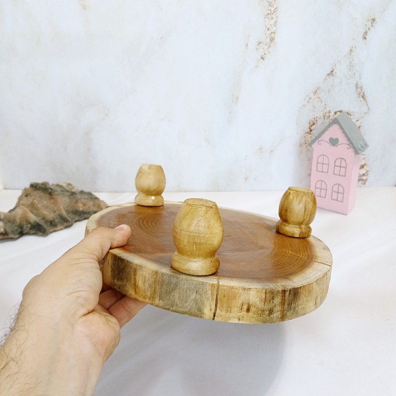 تخته سرو چوبی مدل پایه دار کد C101