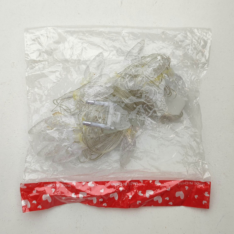 ریسه ال ای دی طرح کاج طول 4 متر بسته 3 عددی