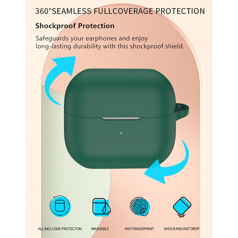 کاور هارد اند تیک مدل Silicon-HT مناسب برای کیس هدفون بی سیم سامسونگ Galaxy Buds 3  3 Pro