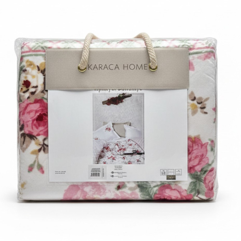 پتو 2 نفر کاراجا هوم مدل Lauren سایز 240x220 سانتی‌متر