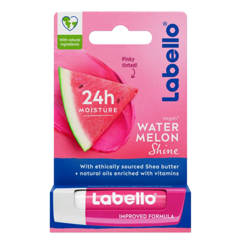 بالم لب ماتیکی لابلو مدل WATERMELON کد 2 با فرمول مرطوب‌کننده حاوی شی‌باتر و روغن آفتابگردان مناسب لب‌های خشک و بانوان
