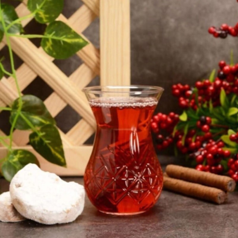 استکان پاشاباغچه مدل تایملس کد 42881 بسته 12 عددی