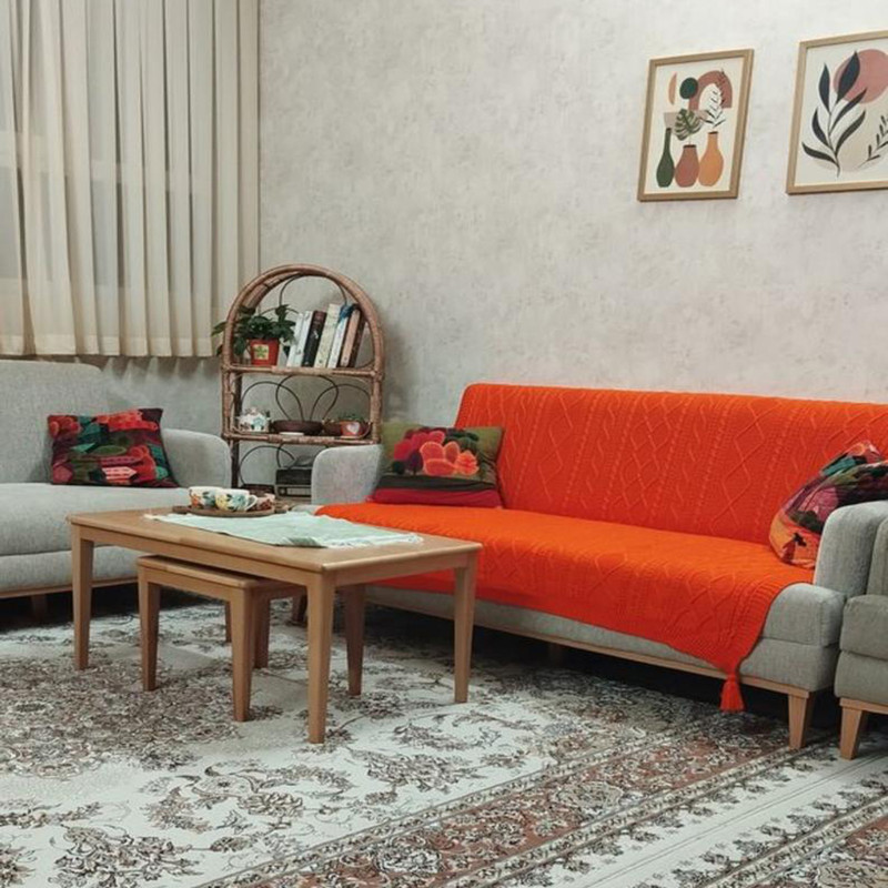 شال مبل و تخت شایسته مدل دیانا کد SM7 سایز 174x144سانتی متر