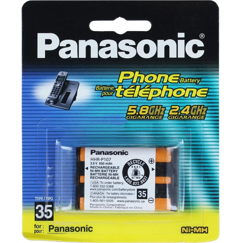 باتری تلفن بی سیم پاناسونیک مدلA1B GGR-p107