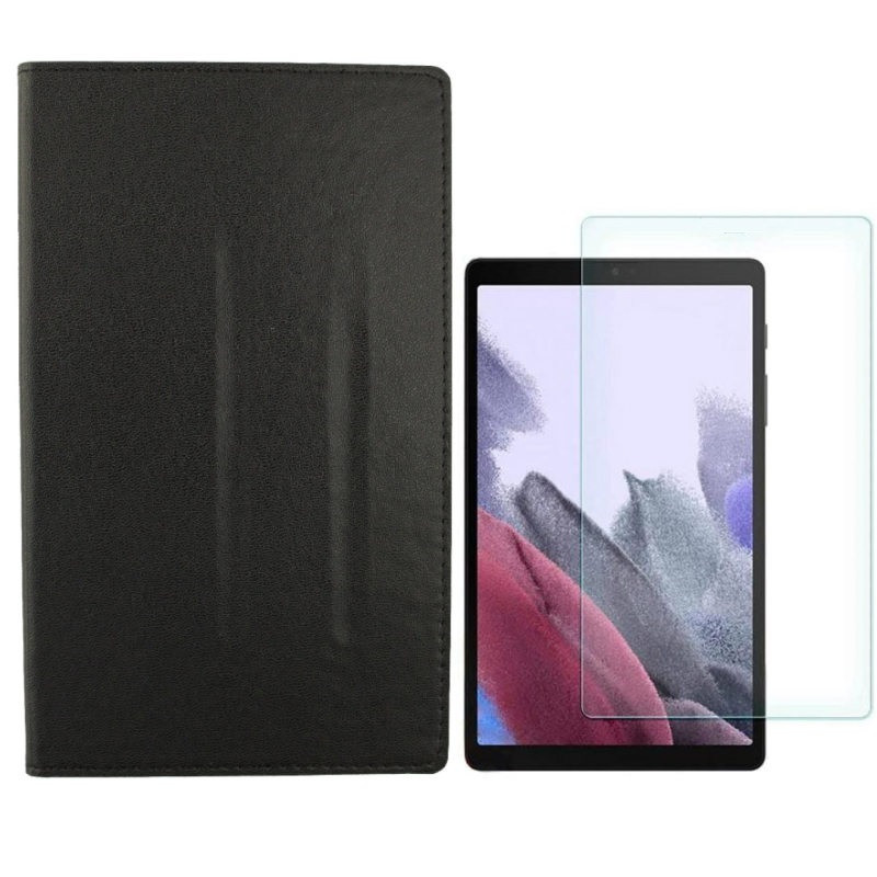 کیف کلاسوری مدل چرمی مناسب برای تبلت سامسونگ Galaxy Tab A11 -8.7 inch به همراه محافظ صفحه نمایش