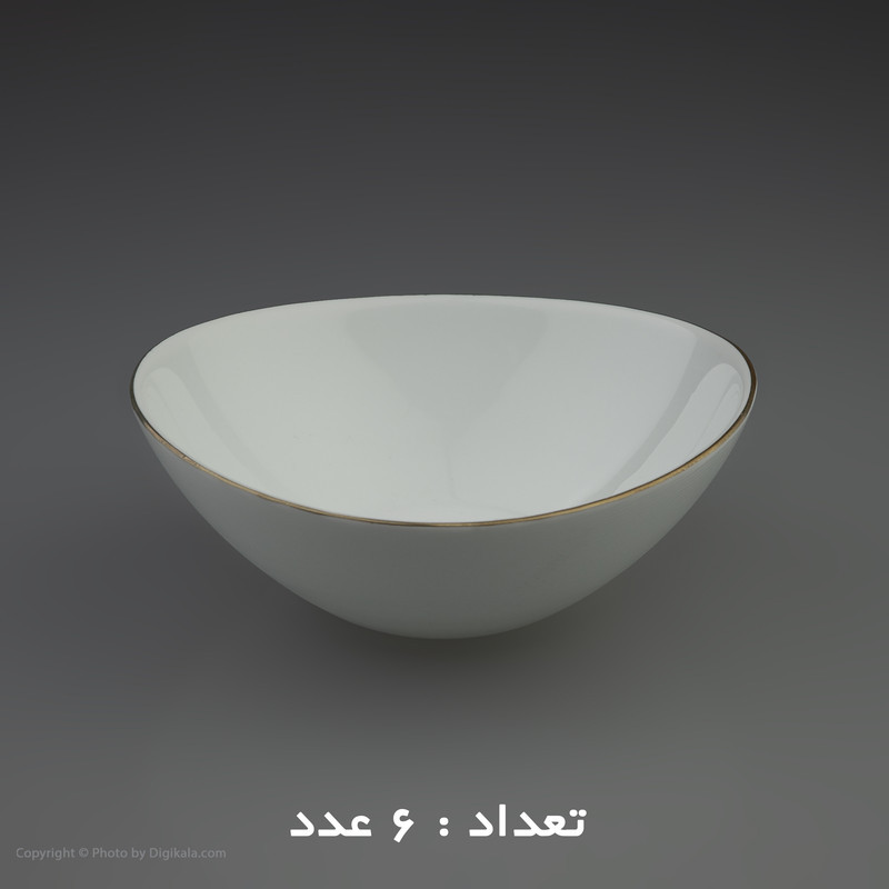 سرویس غذا خوری 26 پارچه مدل صدفی لب طلا