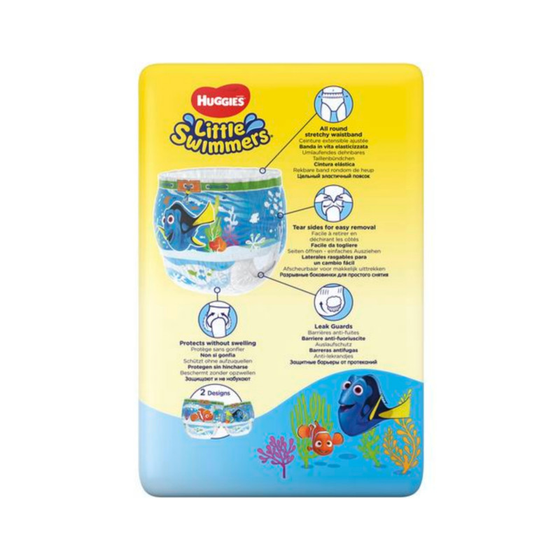 پوشک کودک هاگیز مدل Little swimmer  سایز 5-6  بسته 11 عددی