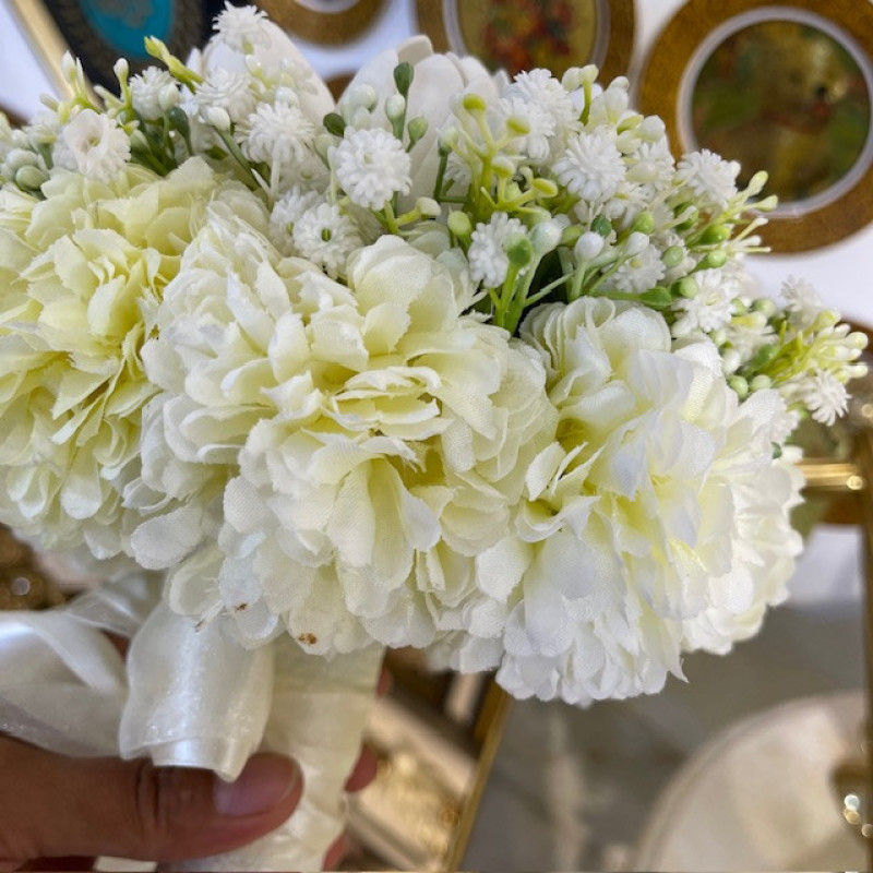 گل مصنوعی مدل  دسته گل عروس گلوریا