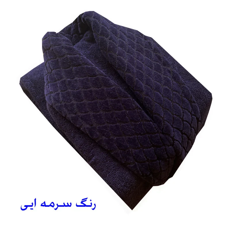 حوله پالتویی هنرمند مدل پولکی سایز 125 سانتی متر