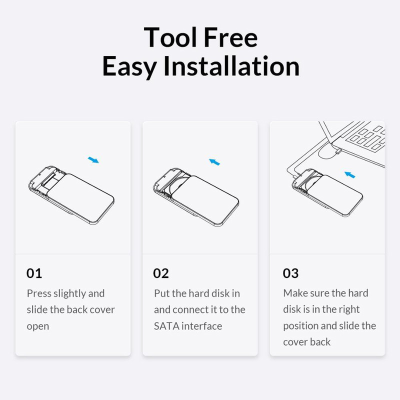 قاب هارد اکسترنال 2.5 اینچی اوریکو مدل HM25U3