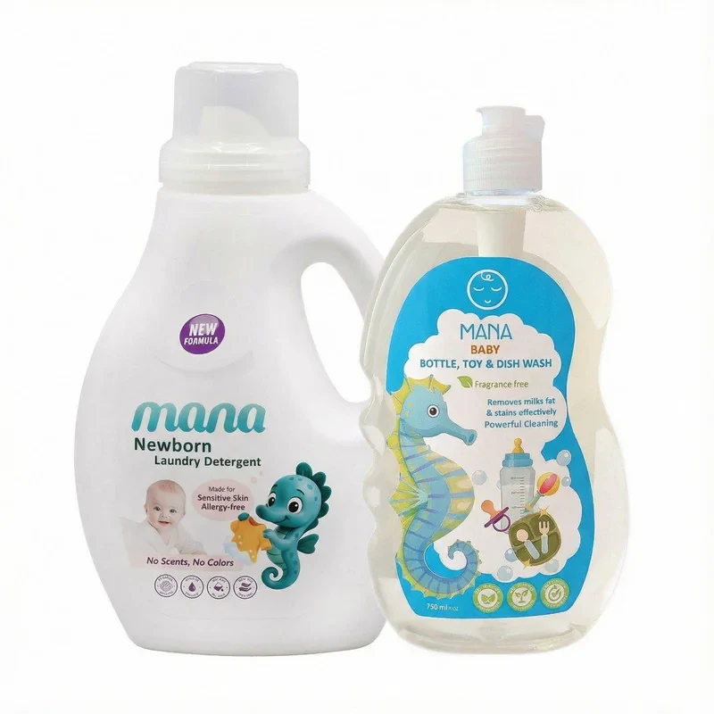 ست بهداشتی کودک مانا مدل baby gift set مجموعه دو عددی