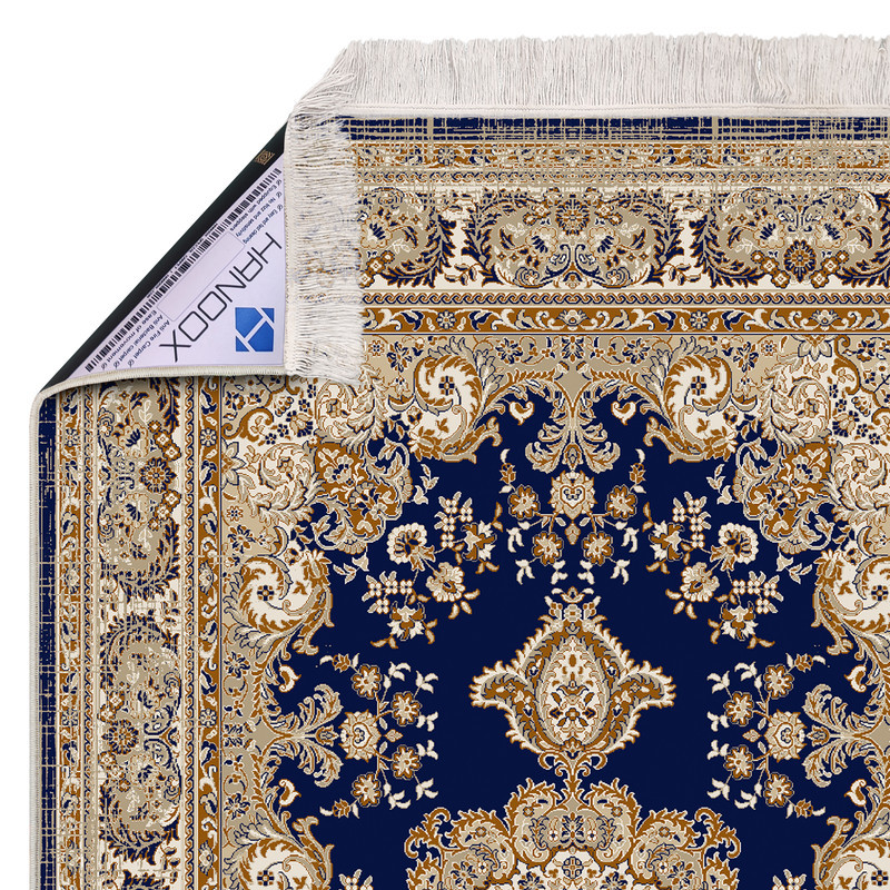 فرش ماشینی هانوکس مدل مدرن طرح سوسن کد HAM.262.03