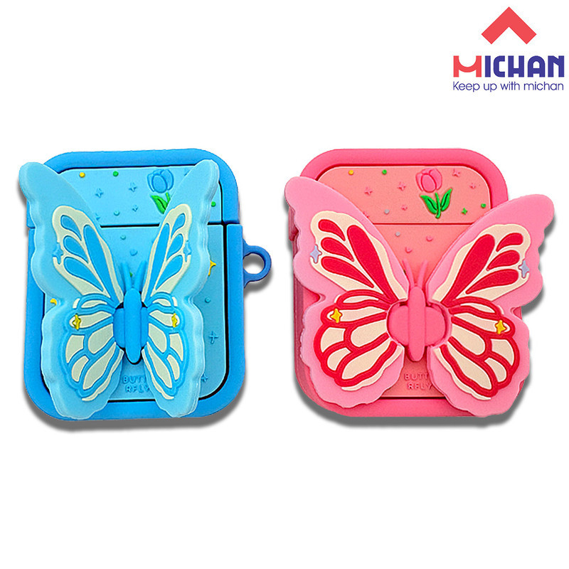 کاور میچان مدل butterfly مناسب برای کیس اپل Airpods 12