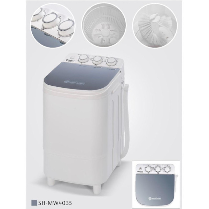 مینی‌ واش 4 کیلوگرم جنرال تکنیک مدل کتانی‌شور SH-MW4035